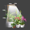 bodkar Wooden Grow Lights for Indoor Plants Full Spectrum, Slim