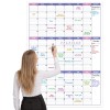 BooQool Large Dry Erase Calendar for Wall - Undated 3