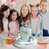 20 bolas de espuma para tartas con letrero dorado de