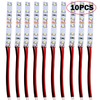 RUNCCI-YUN 10pcs 12-18V 6-LED House Lighting 10 cm White with