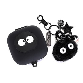 Fit Designed for Powerbeats Pro Earbuds, Suublg Cartoon Silicone Case Protective Cover with Cute Doll Keychain Full Body Anti-Lost Lanyard for Powerbeats Pro Wireless Headphones