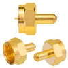 HB-DIGITAL F-Termination Resistor 75 Ohm F-Coupling SAT Gold-Plated Wide Nut