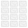Pack of 12 DIY Eye Masks Shapes, Safe, Healthy, Transparent