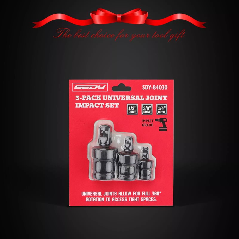 HORUSDY Premium Impact Universal Joint Socket Swivel set 3Pc Ball