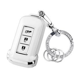 [Unhoke] Delica D:5 Key Case, Compatible with Mitsubishi, Smart Key Cover, Outlander PHV, Eclipse Cross, Days-Lukes, ek Space Custom, Compatible with Keychain, High Quality, Lightweight
