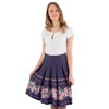 Country Line Costume Skirt Blue 10263 4335, 4335 Medium Blue/Dusky
