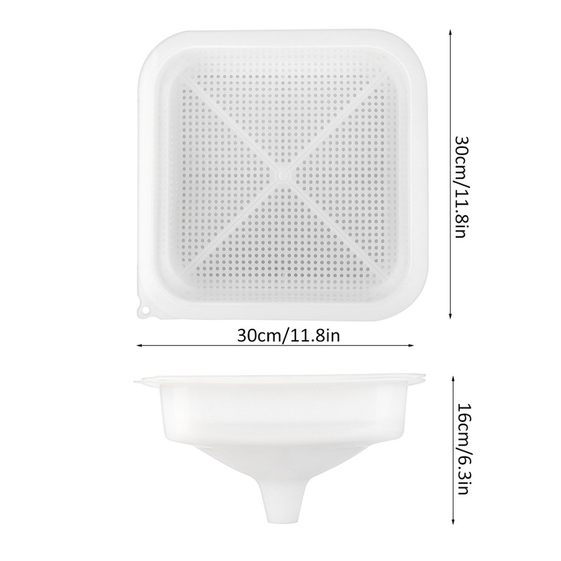 Double Layer Food Grade Honey Strainer Filter Sieve Beekeeping Equipment