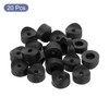sourcing map 20Pcs Plastic Round Washers, 5mm x 22mm x