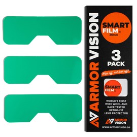 Armor Vision 36mm Smart Film Goggle Lens Cover Protector - Hydrophobic, Scratch Resistant & Universal Fit - Advanced 6-Layer Technology (Pack of 3)