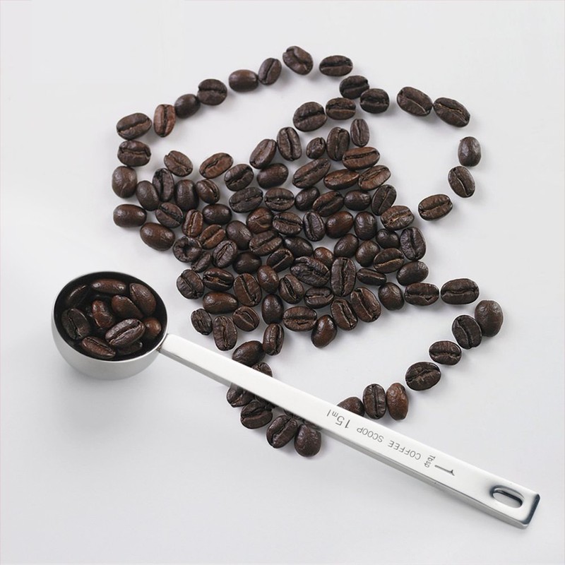 Stainless Steel 1 Tablespoon Measuring Coffee Scoop Spoon, Set of