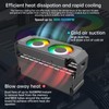 Memory RAM Cooling Fans,5v/3-Pin ARGB Light Effect Memory Cooler for