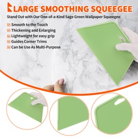 WRAPXPERT Wallpaper Kit, Smoothing Tools for Wallpaper Peel and Stick, Wallpaper Installation Tools for Contact Paper Smooth Applying, Vinyl Backsplash Tile, Window Film