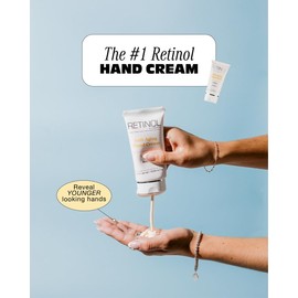 Robanda Retinol Anti-Aging Hand Cream - Hydrating & Moisturizing Hand Lotion with Anti-Aging Formula to Help Prevent Wrinkles & Reduce Fine Lines, 3 oz, 2 pack