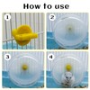 WishLotus Hamster Running Wheel, Silent Jogging Exercise Toy Hamster Cage