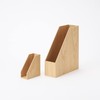 Mujin Ryohin Wooden Stand File Box for A4 Size Approx.