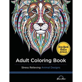 Adult Coloring Book: Stress Relieving Animal Designs