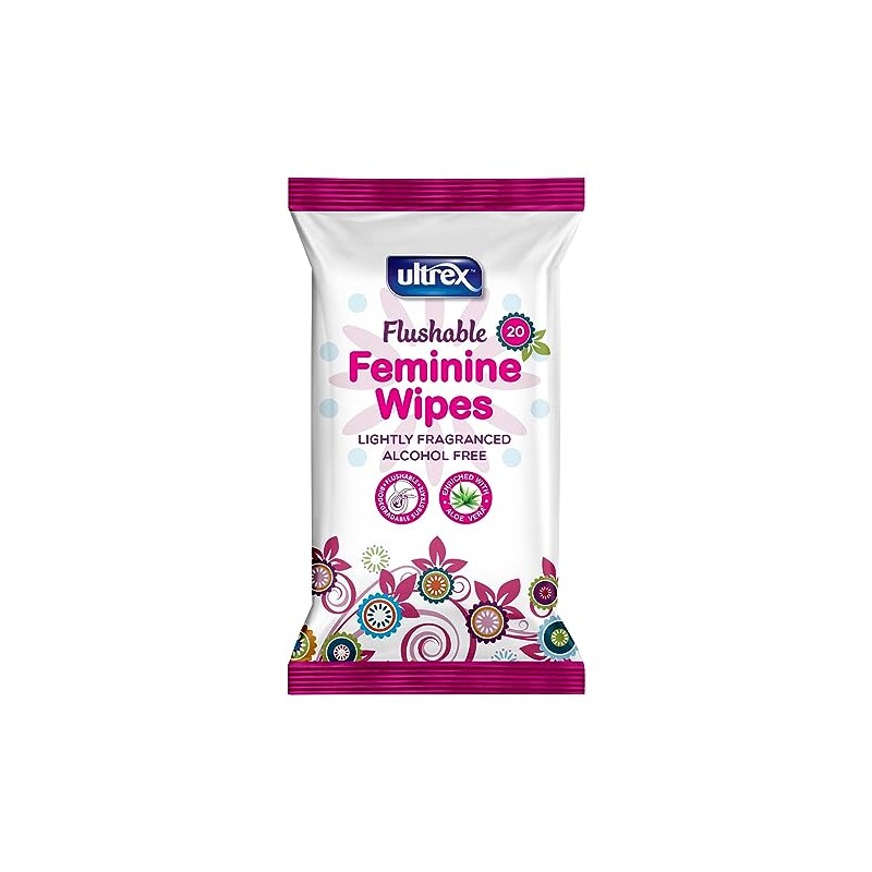 Ultrex 20 Feminine Wipes