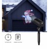 Eambrite Christmas LED Projector Lights Snowman Skiing Party Lamp Indoor