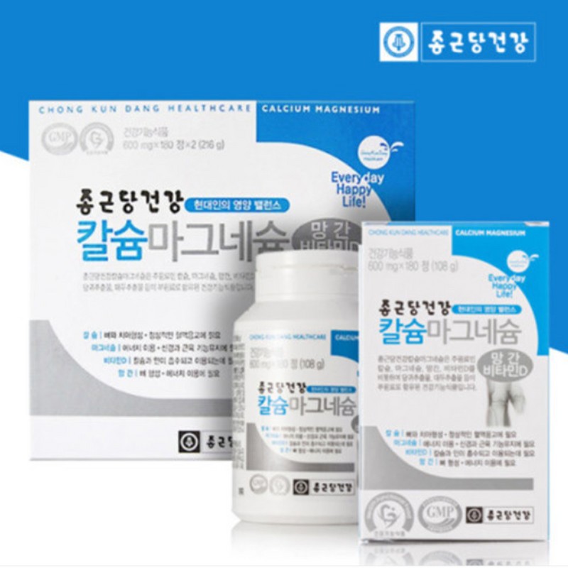 Chong Kun Dang Health Calcium Magnesium Manganese Vitamin D 720