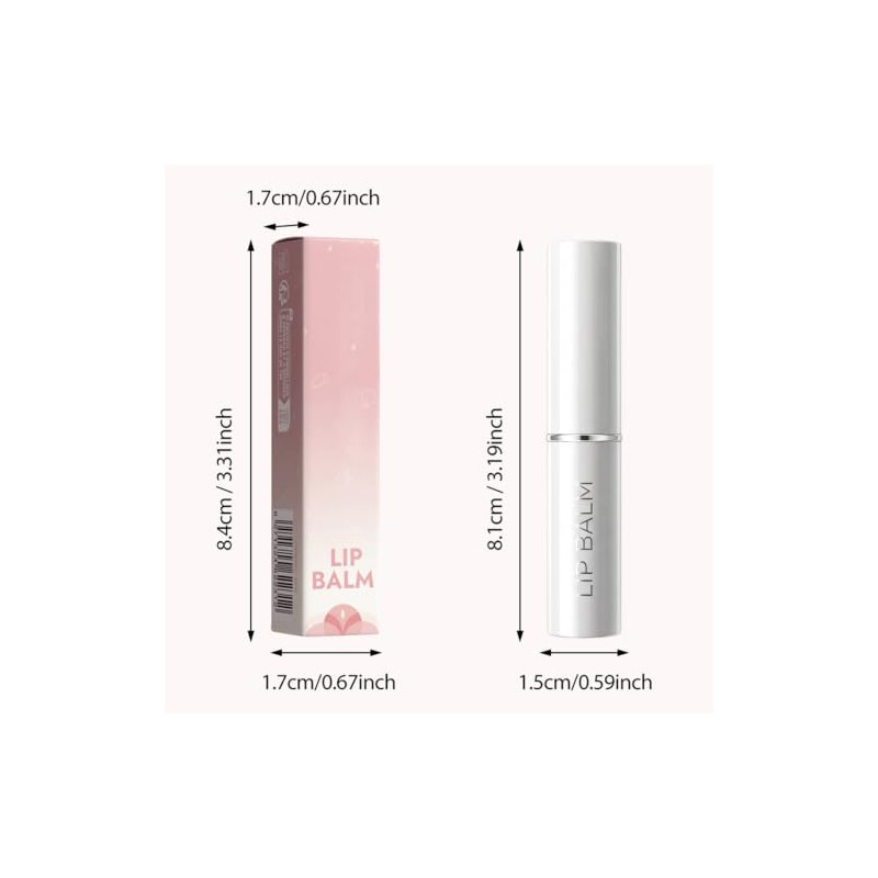 Erinde Bálsamo Labial PH que Cambia de Color, Hidratante de