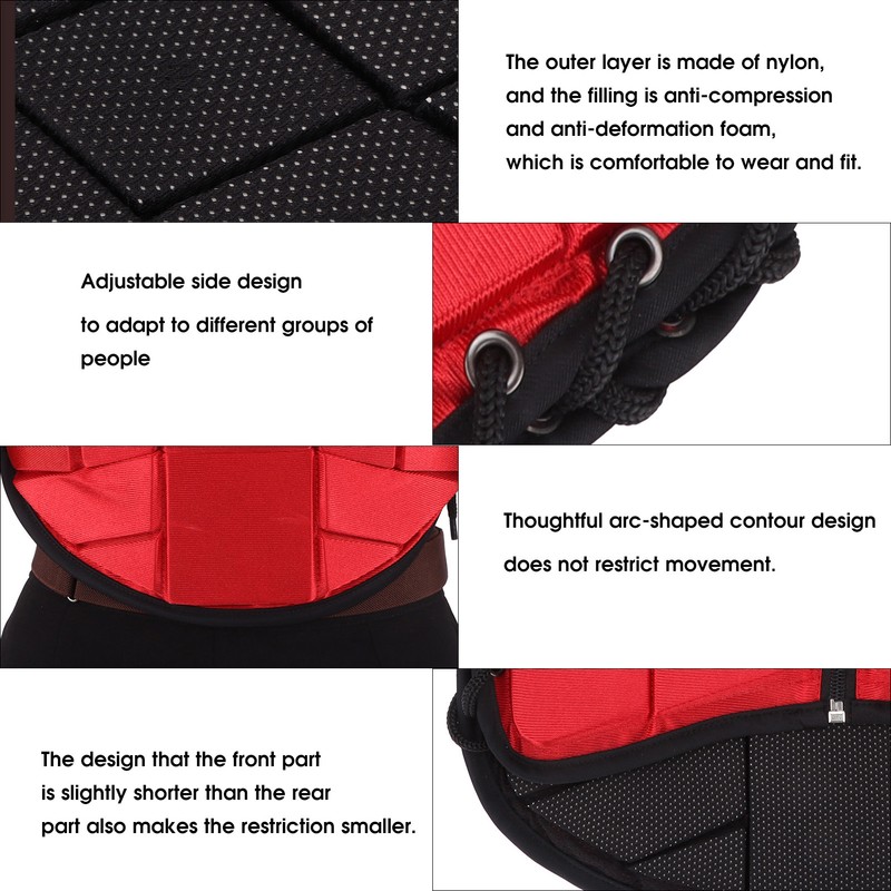 Kids Equestrian Vest Foam Padded Safety Horse Riding Protective Gear