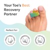 Reusable Fabric Buddy Wraps for Broken Toes, Hammertoe Straightener, 4