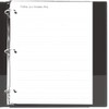 3 Hole Lined Paper for A4 Binder - 50 Sheets/100