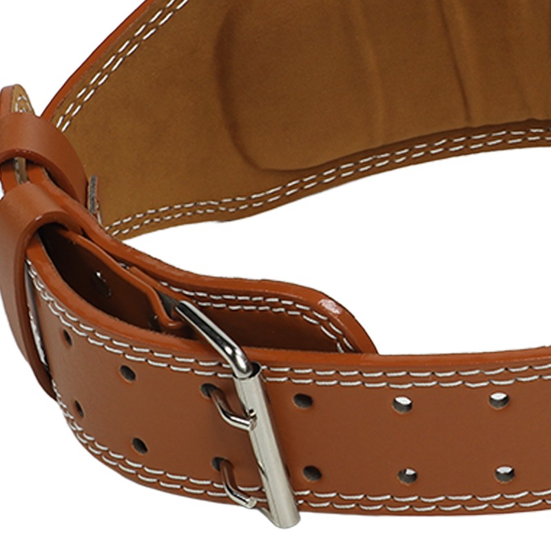 Weight Lifting Belt Waist Protection Adjustable Weightlifting Belt Brown for