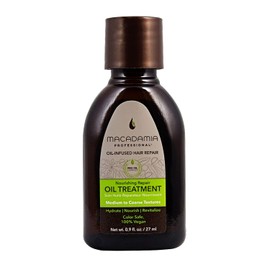 Macadamia Professional Nourishing Moisture Oil Treatment - .9oz. - Medium to Coarse Hair Textures - Nourishes & Tames - With Argan Oil - Sulfate, Gluten & Paraben Free, Safe for Color-Treated Hair