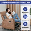 HOMBYS Lumbar Support Pillow for Recliner Chair, Memory Foam Back