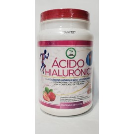High Supreme Hyaluronic Acid/Acido Hiauluronico w/Hidrolized Colagen {Strawberry } Powder 1Kg