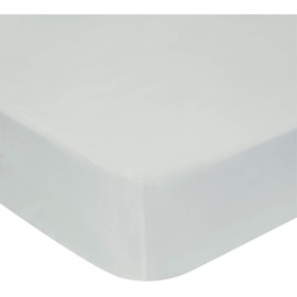 Sheridan Fitted Sheet Double, Cotton, Silver