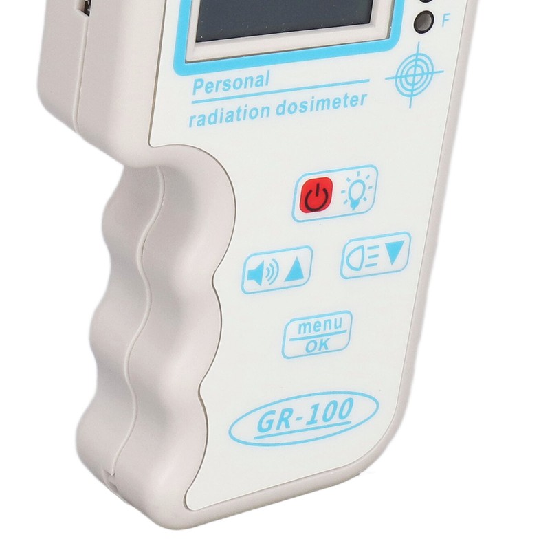Nuclear Radiation Detector Monitor High Accuracy Sound Light Alarm Portable