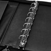 GALLAWAY LEATHER 7 Ring Checkbook Binder for Business Checks, PU