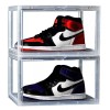 Case Foldable Shoe Box Clear Storage Case Sneaker Container Organizer