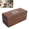 Wooden LED Clock Home Bedroom Brown Digital Alarm Clock with