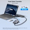 UANTIN Laptop Docking Station 3 Monitors, 8-in-1 USB C Dock