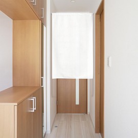 Noren Workshop 26833 Noren Plain, White, For Stores, Restaurants, Dividers, Blindfold, Width 28.3 x Length 47.2 inches (72 cm) x Length 47.2 inches (120 cm) Piezo