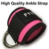 Ankle Strap(Pair) for Cable Machine, Ankle Cuff for Kickbacks, Leg