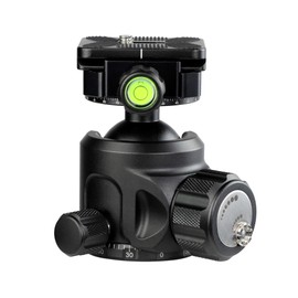 TINKTEEK Wing Panorama Ball Head Tripod Head Double Panorama Plate 390 g Height 8 cm Load Capacity 8 kg Professional 360 Degree Camera Tripod Head Compatible with Arca Swiss