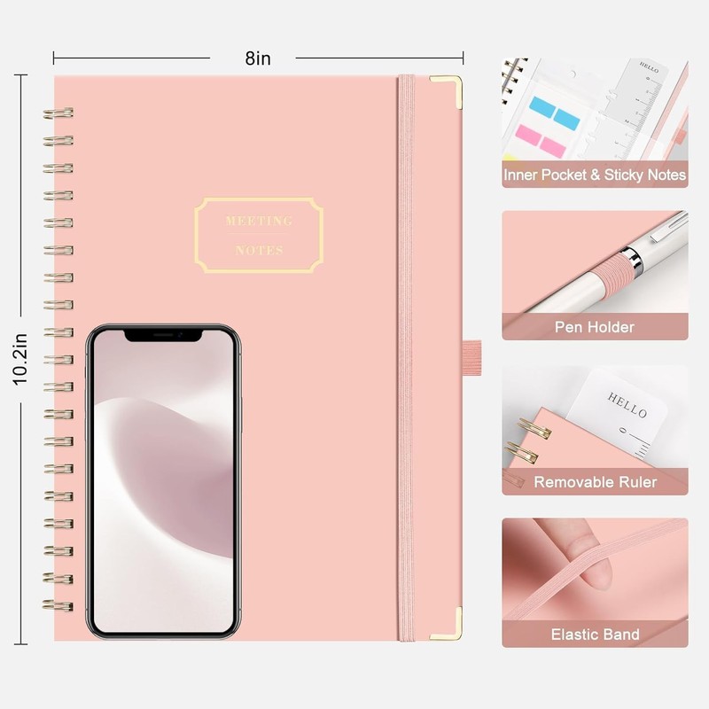 EMSHOI Meeting Notebook for Work - B5 Half Meeting Half