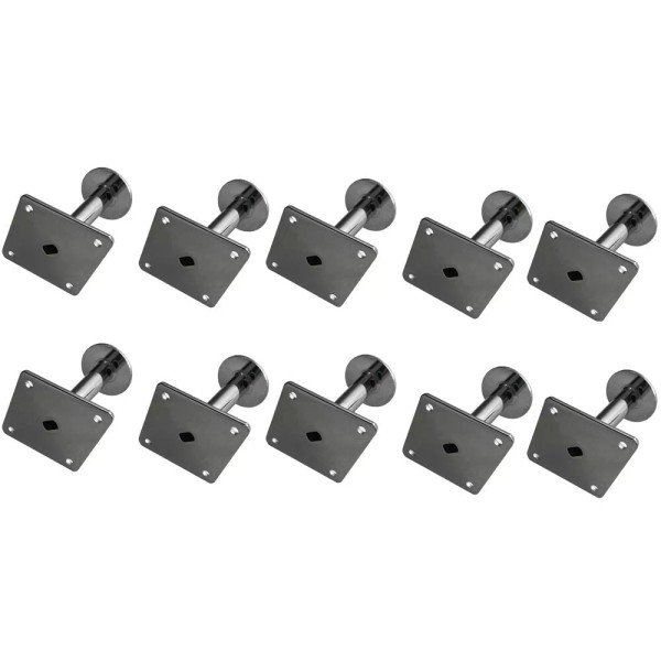 Unbranded 10 Pc Set 3" Wall Mounted Single Garment Hook,