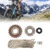 Drive Sprocket Chain Combo 24 Teeth Sprocket 144 Links Chain