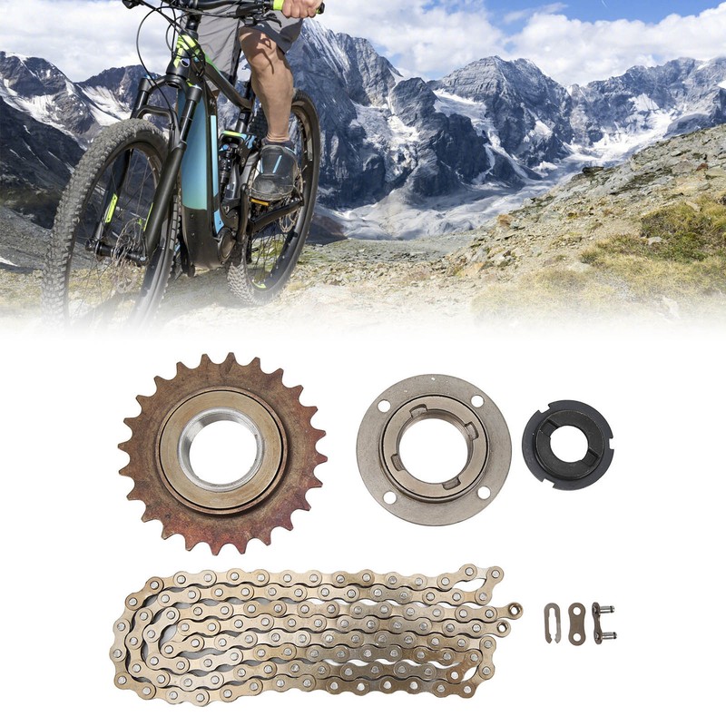 Drive Sprocket Chain Combo 24 Teeth Sprocket 144 Links Chain
