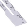 Sewing Hemming Measuring Gauge, Sliding Gauge Sewing Measuring Tool Aluminum