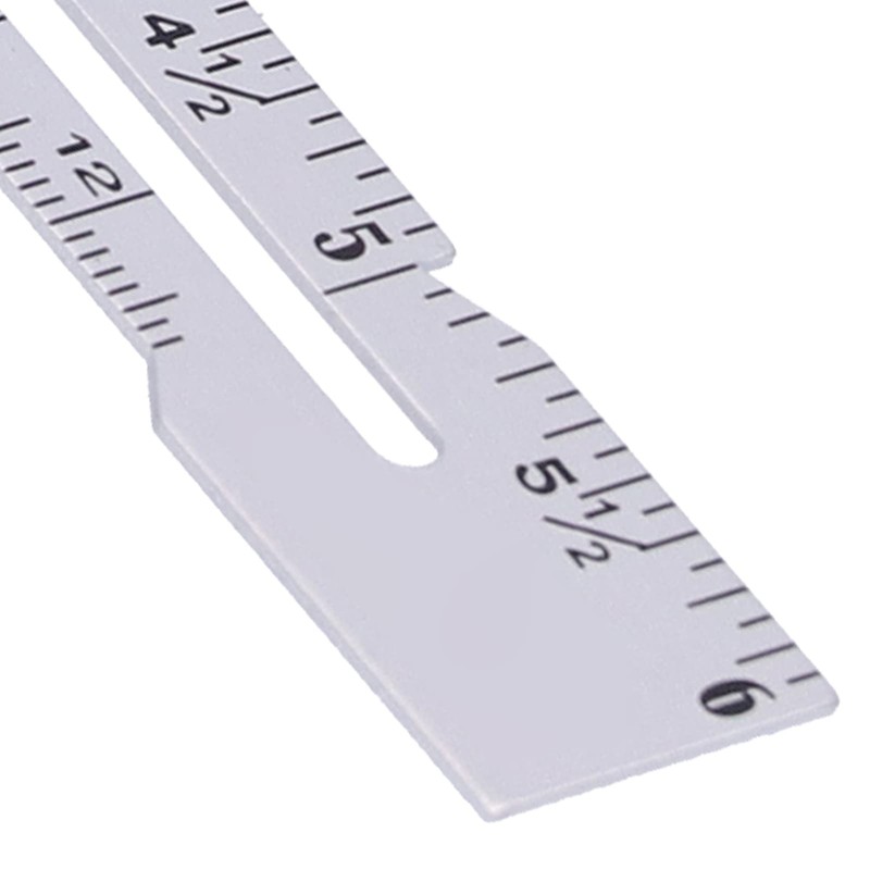 Sewing Hemming Measuring Gauge, Sliding Gauge Sewing Measuring Tool Aluminum