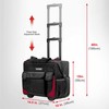 HAUTMEC 14.5" Rolling Tool Bag With Wheels Portable Tool Bag