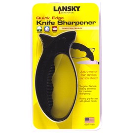 Lansky Quick Edge Tungsten Carbide Sharpener, Black