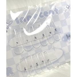 [Innocent only] Handmade nail tip sample tip size measurement - Stiletto / [이노센트 전용] 수제네일팁 샘플팁 사이즈측정용 - 스틸레토