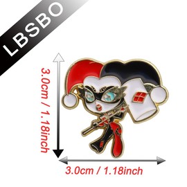 Quinn - Pin esmaltado para mujer, regalo para fans, Metal, Aleación.